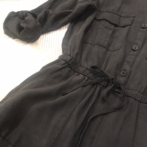 Moody Jumpsuit Charcoal Drawstring Waist Long Sleeve S - Picture 6 of 15